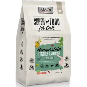 Comparateur de prix : 7kg Adulte Lapin MAC's nourriture pour chat sèche sans céréales