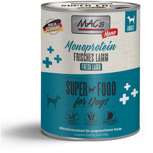 Comparateur de prix : DrayTek MAC's Mono Sensitive 6 x 800 g pour chien - agneau