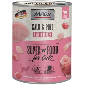 MAC's 6 x 800 g pour chat - veau, dinde pas cher