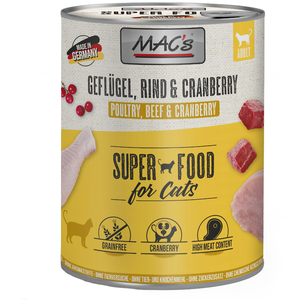 Comparateur de prix : 6x800g MAC's canard, dinde, poulet - Pâtée pour chat