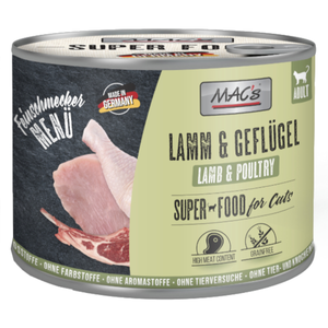 MAC's Fin Gourmet 6 x 200 g pour chat - Agneau & volaille pas cher