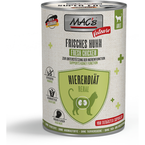 6x400g Vetcare Régime rénal poulet MAC's CAT nourriture humide pour ch... pas cher