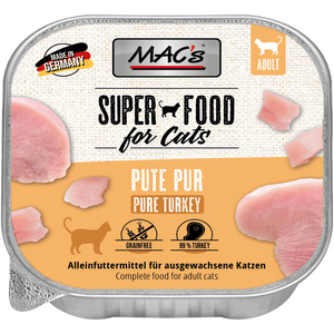Comparateur de prix : MAC's 16 x 100 g pour chat - pure dinde