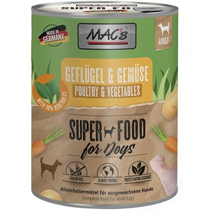 MAC's 6 x 800 g pour chien - volaille, légumes pas cher