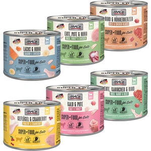 Comparateur de prix : Lot mixte MAC's pour chat - 6 x 200 g (6 variétés)