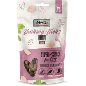 50g Shakery Sticks Poulet MAC's CAT Friandises pour chats pas cher