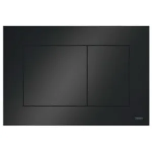 Plaque de déclenchement Noire double touche TECEnow 9240403 pas cher