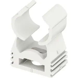 Tece - Clips en polyamide blanc - Clips monobloc - Diamètre : 40 mm - ... pas cher