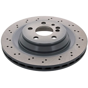 febi bilstein 43943 Disque de frein (1 disque de frein) arrière perforé/ventilé à l'intérieur, n° de trous 5 pas cher