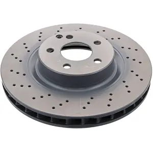 febi bilstein Jeu de 2 disques de frein, poinçonné/ventil, par ex. pour Mercedes-Benz pas cher