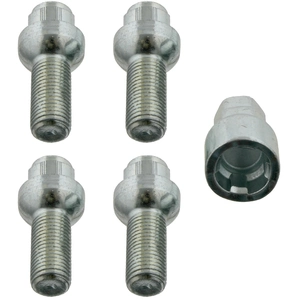 Jeu de 4 vis antivols de roue auto, sphériques 14x1,50x23 Febi 27056 pas cher
