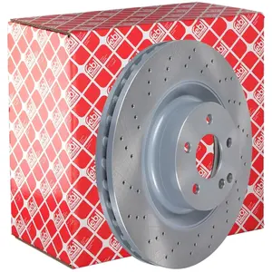 Disque de frein FEBI BILSTEIN 26406 avant, ventilé, perforé, 1 pièce pas cher