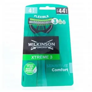 Comparateur de prix : Rasoir - Wilkinson Sword - Xtreme 3 - 4 lames - Gel hydratant - Mixte