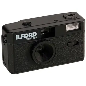 Comparateur de prix : ILFORD Appareil Photo Argentique Réutilisable Sprite II Noir
