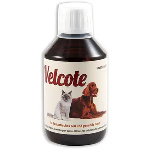 Comparateur de prix : 250mL Velcote peau & pelage huile pour animaux - Compléments pour chien et chat