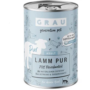 6x 400g GRAU nourriture pour chien agneau pur avec huile de lin nourri... pas cher