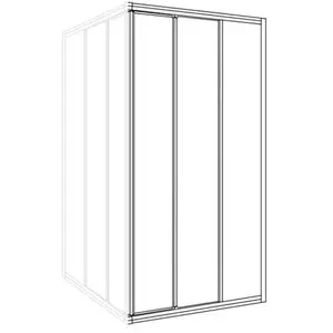 Koralle Twiggy Top Porte coulissante, pour accès d'angle, V410908019AA... pas cher