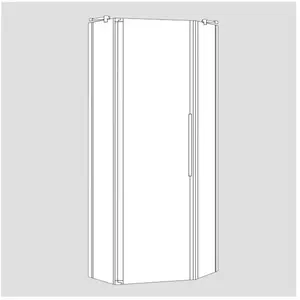 Koralle myDay Porte battante, VB31810020DA1, FPFA L 100 pas cher