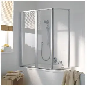 Koralle Avant Pare-baignoire, mobile, VA40614014AP1, DF 140 pas cher