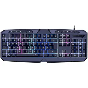 SPEEDLINK LUDICIUM RGB Rainbow Gaming Tastatur schwarz
