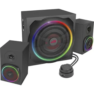 Enceintes subwoofer 2.1 Gravity RGB - Noir - Speedlink pas cher