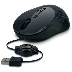 Speedlink Beenie Souris - Boutons Silencieux, Souris USB, Rouge pas cher