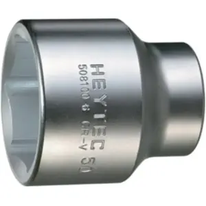 HEYTEC Jeu de clés à douille 508100-6 3/4 po. 6 pans ouv. de clé 55 mm longueur 76 mm