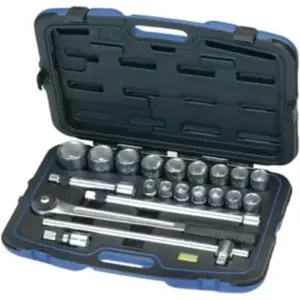 Comparateur de prix : Heytec - jeu de clés à douille 21 pces 3/4 sw 19-50 mm nombre de dents 72 6-pans - 50810131080