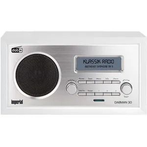 Comparateur de prix : IMPERIAL Radio numérique DABMAN 30 (DAB+/DAB/FM, entrée auxiliaire, alimentation incluse) blanche, mono