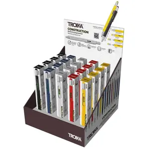 Troika, Stylo, Thekendisplay 20xCONSTRUCTION multitasking pen (20x) pas cher