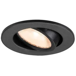 SLV New Tria Spot de plafond encastré LED, rond, 1009005,