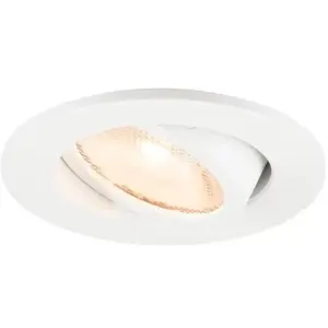 Spot encastré NEW TRIA 45 intérieur simple rond LED 2700K 24° 4W blanc - - 1009002