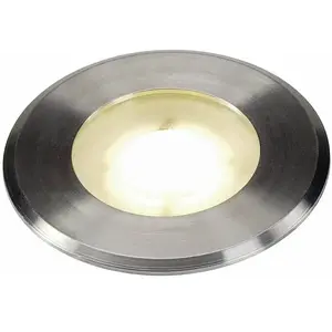 Comparateur de prix : SLV Dasar flat 80, encastré de sol, rond, 4,3w led, 3000k