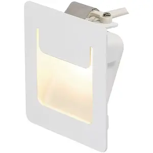 Comparateur de prix : SLV Downunder pur 80 encastré, carré, blanc, 3,6w led 3000k, 80x80mm