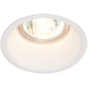 Comparateur de prix : SLV - 112911 Horn Spot encastrable led GU10 50 w blanc mat