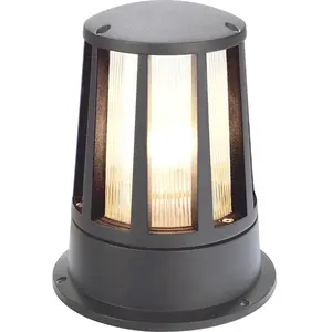 Comparateur de prix : Borne extérieure anthracite CONE E27 100W max IP54 - SLV 230435