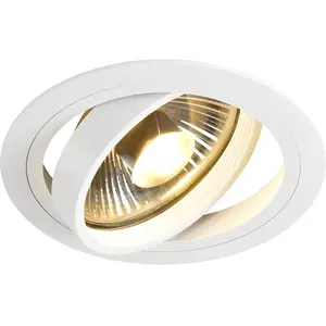 SLV Encastrés plafond 230 Volts ENCASTRÉ PLAFOND ROND NEW TRIA I ES111 MAT