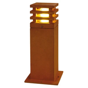 Comparateur de prix : SLV Gamme Rusty BORNE EXTERIEURE CARREE 11W 40CM - RUSTY