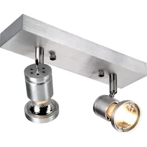 SLV Spot; Aluminium; Aluminium brossé; 2-flammig; GU10 230volts pas cher