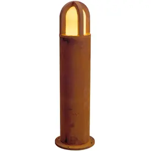 SLV RUSTY® CONE 70, borne extérieure, rouille, E27, 11W max, IP54 - Séries de lampes (extérieur)