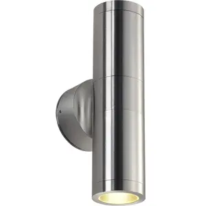 SLV Astina out esl  éco. éNergie, alu brossé, 2x gu10, max. 2X 11w, ip44