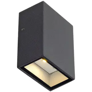 SLV Quad 1 applique, carrée, anthracite, led, 1x3w, 3000k