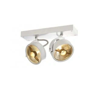 Comparateur de prix : SLV Kalu, 2 spots, qpar111 plafonnier, blanc mat. es111, max. 2x75w