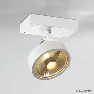 Applique et plafonnier intérieur SLV KALU, simple, GU10/QPAR111, 75W max TU