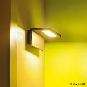 SLV ANGOLUX WALL, anthracite, 36 SMD LED, 3000K