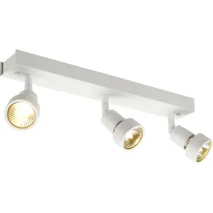Comparateur de prix : Spot de plafond puri 3 de slv blanc mat, gu10, max. 3X50w