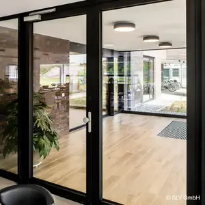 SLV Medo 40, plafonnier intérieur, rond, noir, led, 30,1w, 3000k, variable