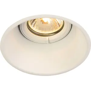 Comparateur de prix : SLV Lampe encastrable Horn, QPAR51, blanc, aluminium, Ø 10,5 cm