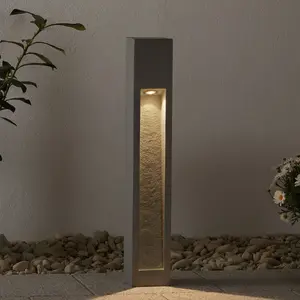 Comparateur de prix : SLV Borne extérieur basalte Arrock Stone LED IP44 H75 cm