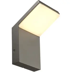 Comparateur de prix : SLV Applique murale LED Ordi, anthracite, aluminium, largeur 10 cm